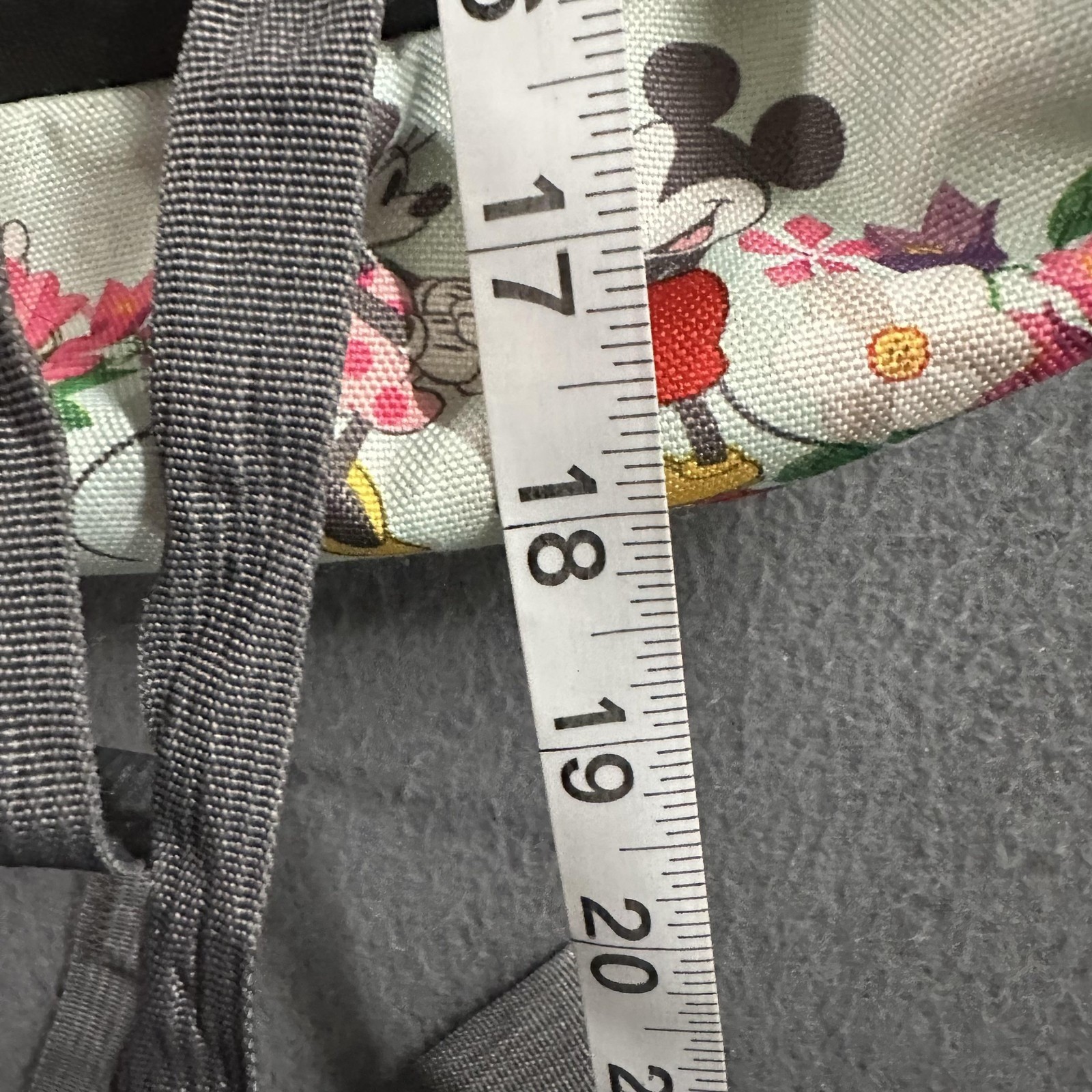 JanSport Disney Superbreak Backpack 18in Mickey Minnie Floral Print Multicolor