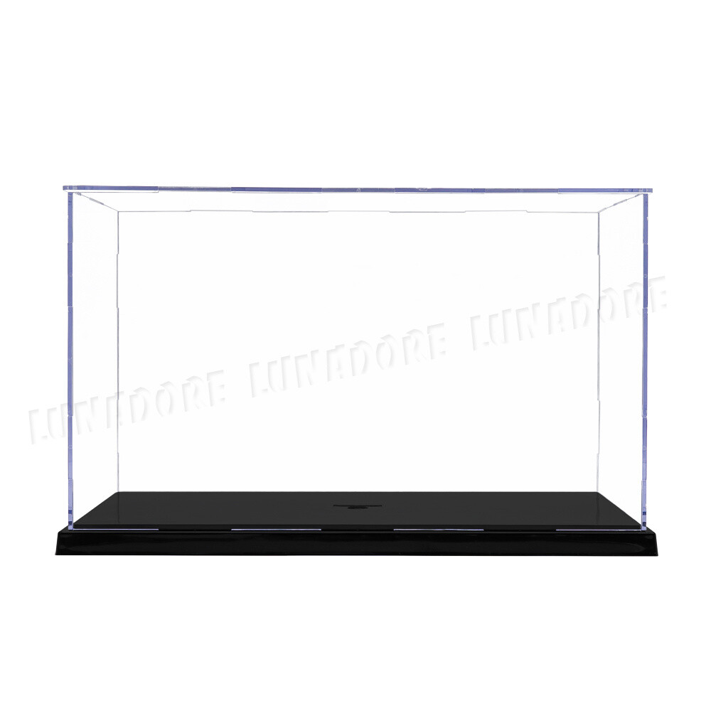 US 12.2" Self-Install Acrylic Plastic Display Box Showcase Protection Dustproof
