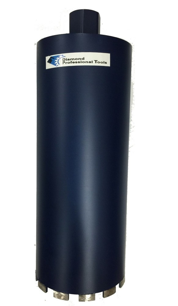 2 Pack 8" Wet Diamond Core Drill Bits for Concrete Asphalt Block 1-1/4"-7 Thread