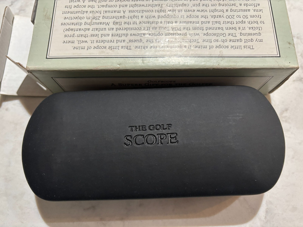 The GOLF Scope Restoration Hardware, its quirky