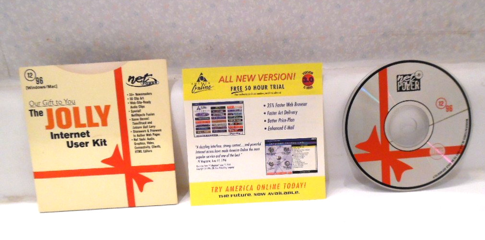 6 Vintage Net Disc Mac & Windows Software CDs