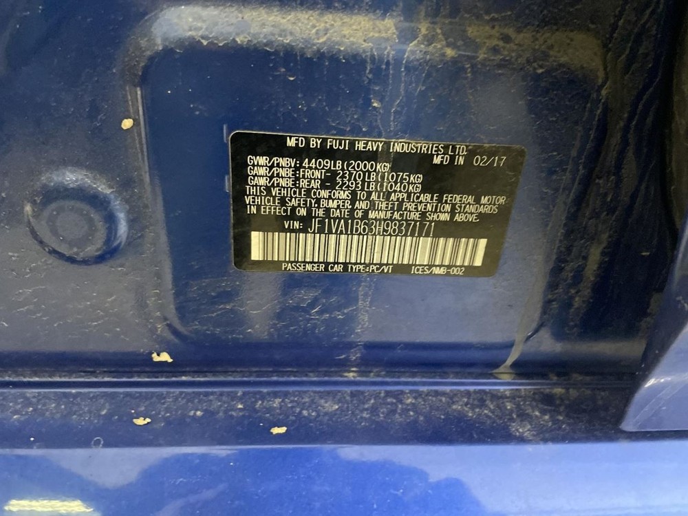 Complete Console Front Floor Fits 15-21 WRX 955021