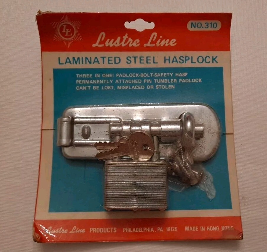 Laminated Steel Hasplock No 310