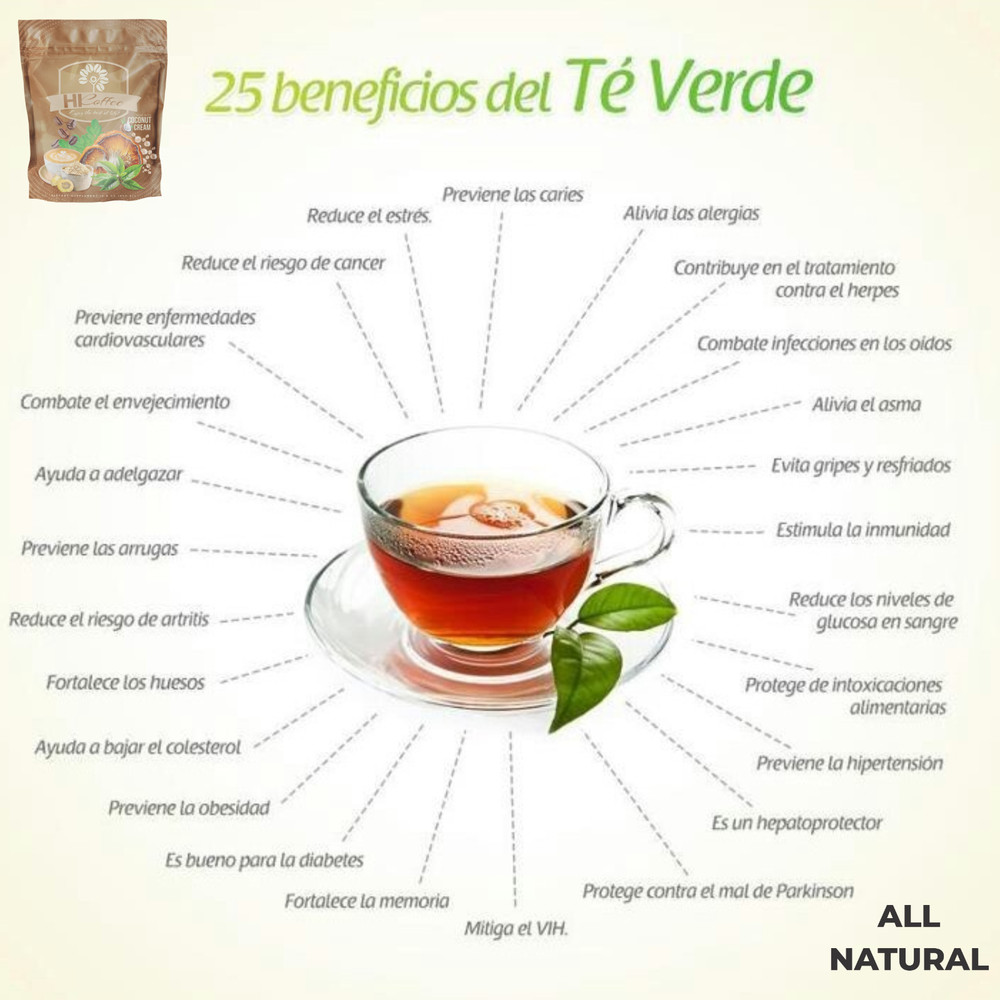 HICOFFEE (Ganoderma-Maca-Collagen-Moringa-Green Tea-MCT-Cappuccino)