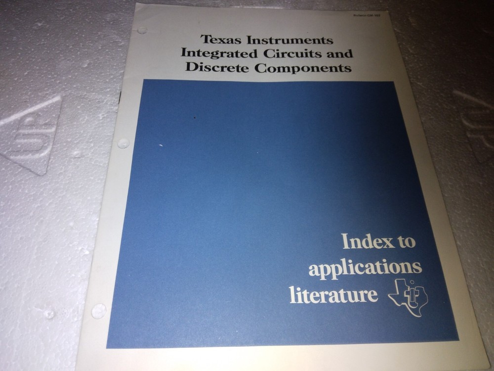 Texas Instruments Semiconductor IC & Discrete Components Descriptions 12 Pages