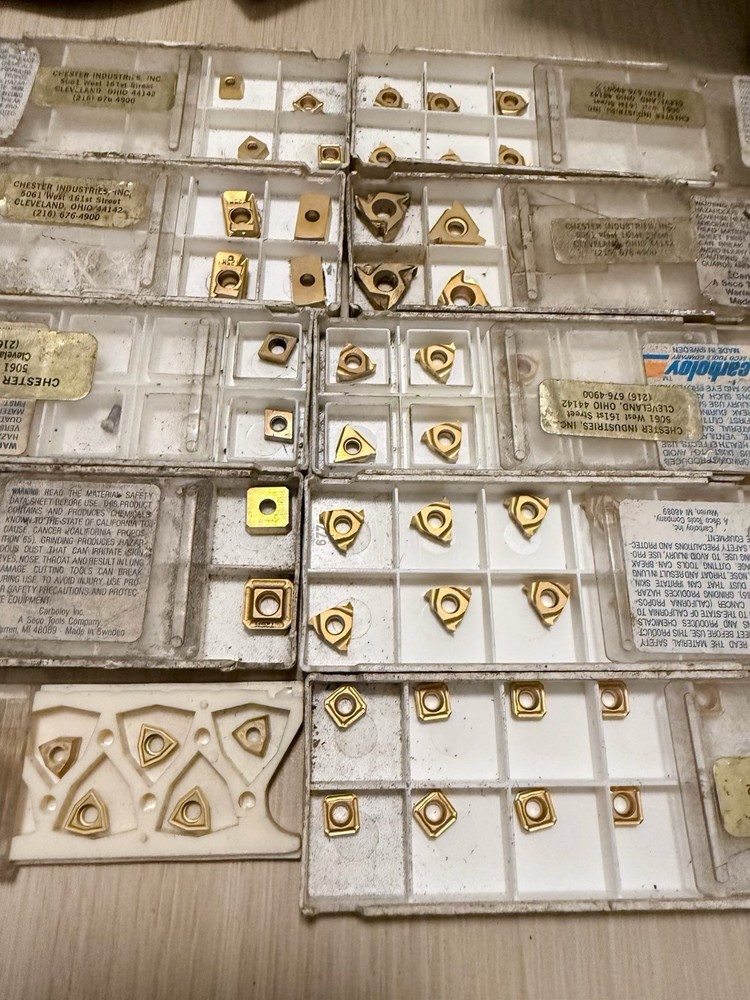 Assorted carbide cutting / Milling inserts For Cnc Metalworking