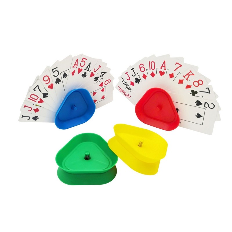 Game Card Holder Triangular Hands Free Table Game for Seat Arrang