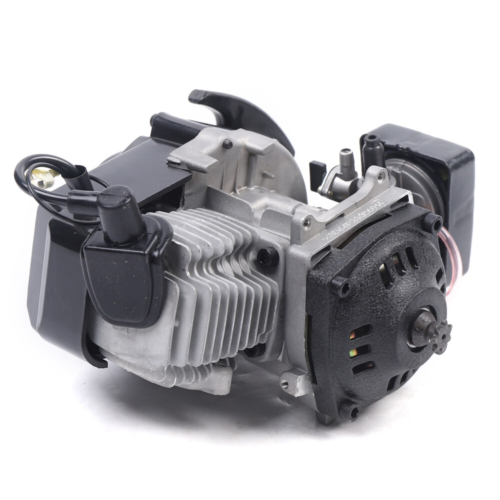 49CC 2 Stroke Pull Start Engine Motor Complete For Pocket Mini Dirt Bike ATV