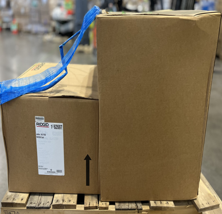 Ridgid 62697 KJ-1750-C Water Jetter Drain Cleaner with Cart