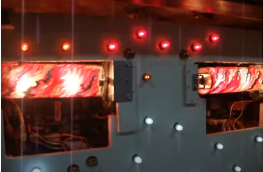 Williams FIRE FIRE! Pinball Machine Flame Unit FLAME EFFECT DECAL