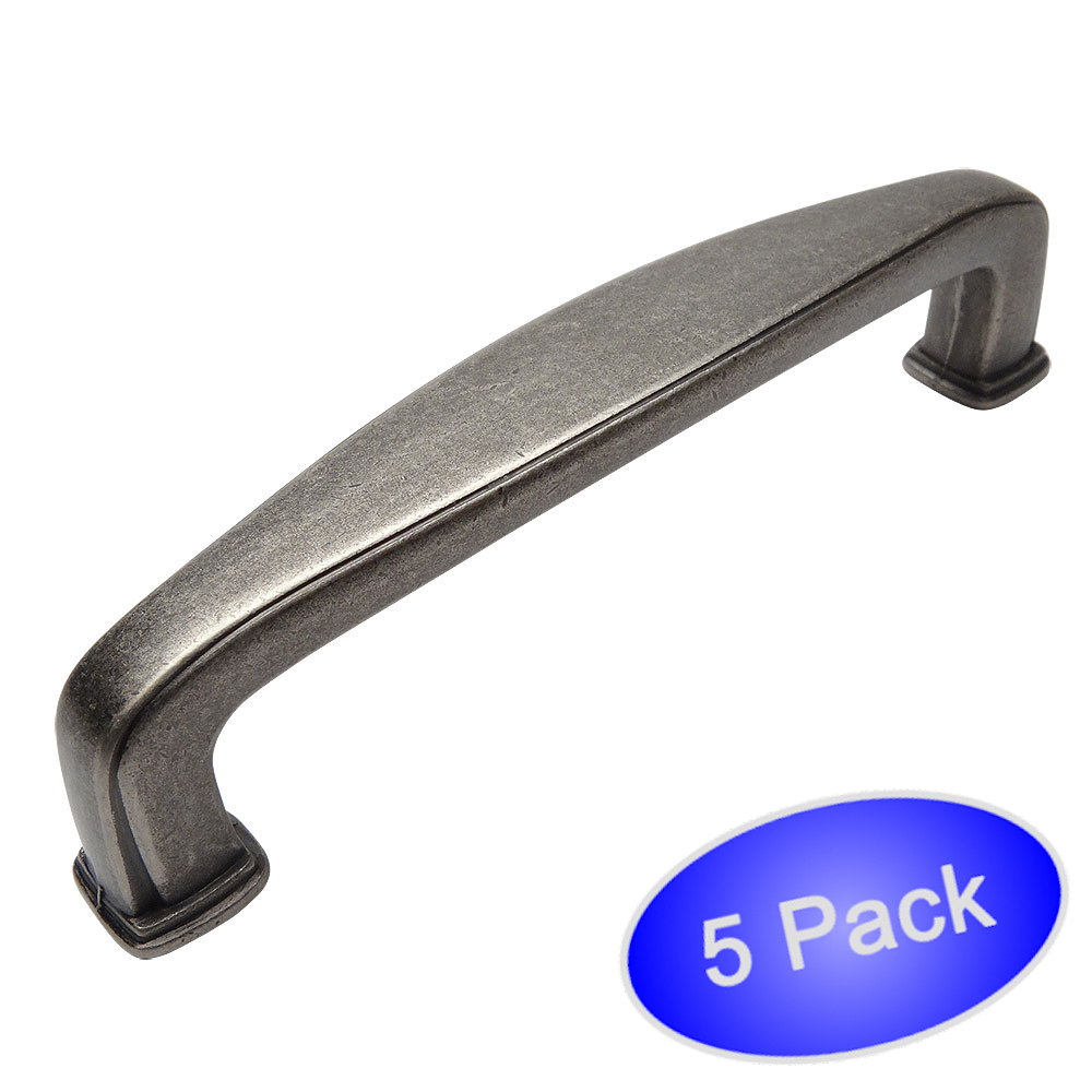 *5 Pack* Cosmas Cabinet Hardware Weathered Nickel Handle Pulls #4392WN
