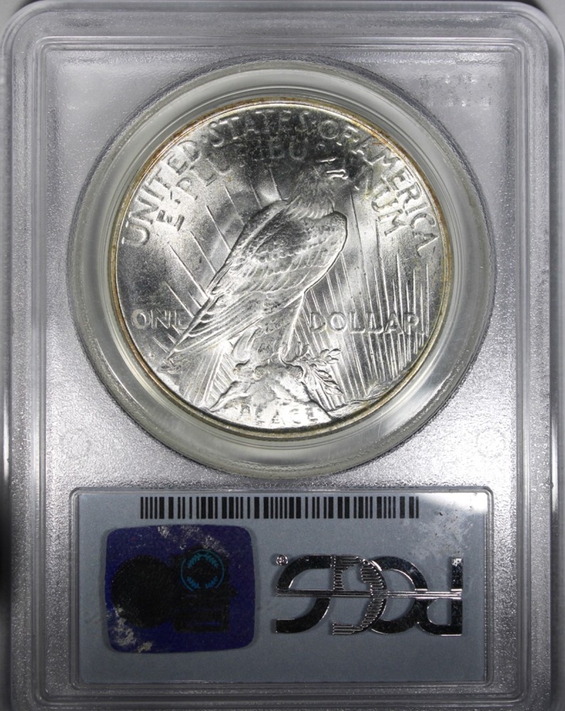 1923-D Peace Dollar PCGS MS63 Flashy Better Date $1