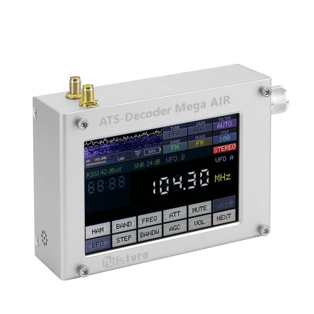 4" ATS Decoder Si4735 Full Band Radio Receiver FM RDS AM Bluetooth,AIR