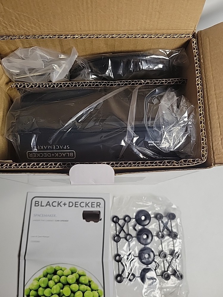 Black & Decker Spacemaker CO100B Can Opener - Black