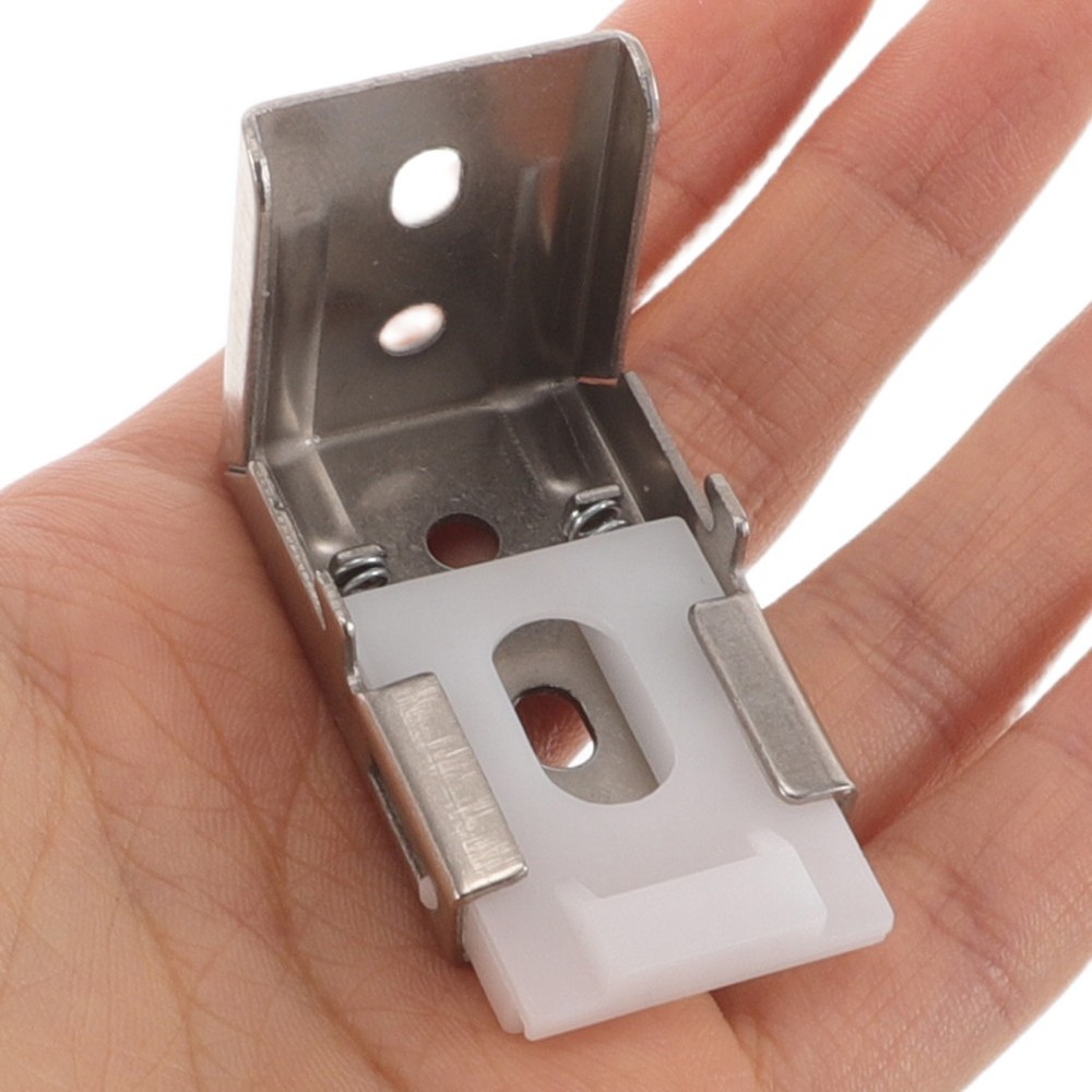 Door Blinds Bottom Bracket Brackets Replacement Curtain Installation