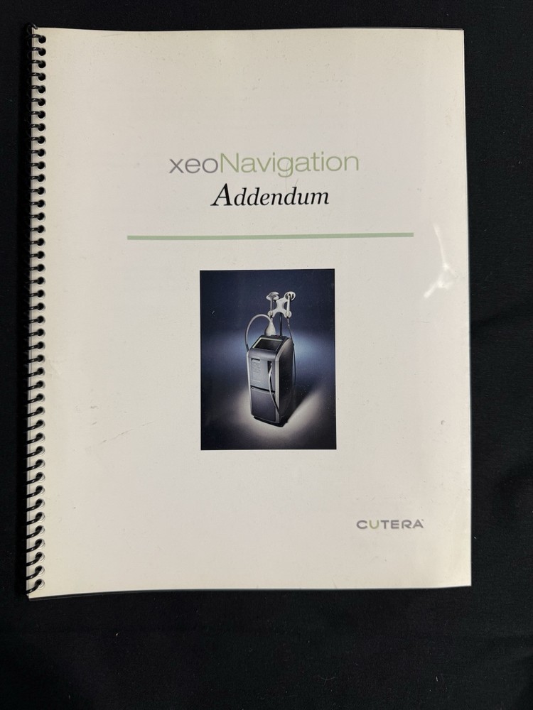 Cutera xeoNavigation Addendum