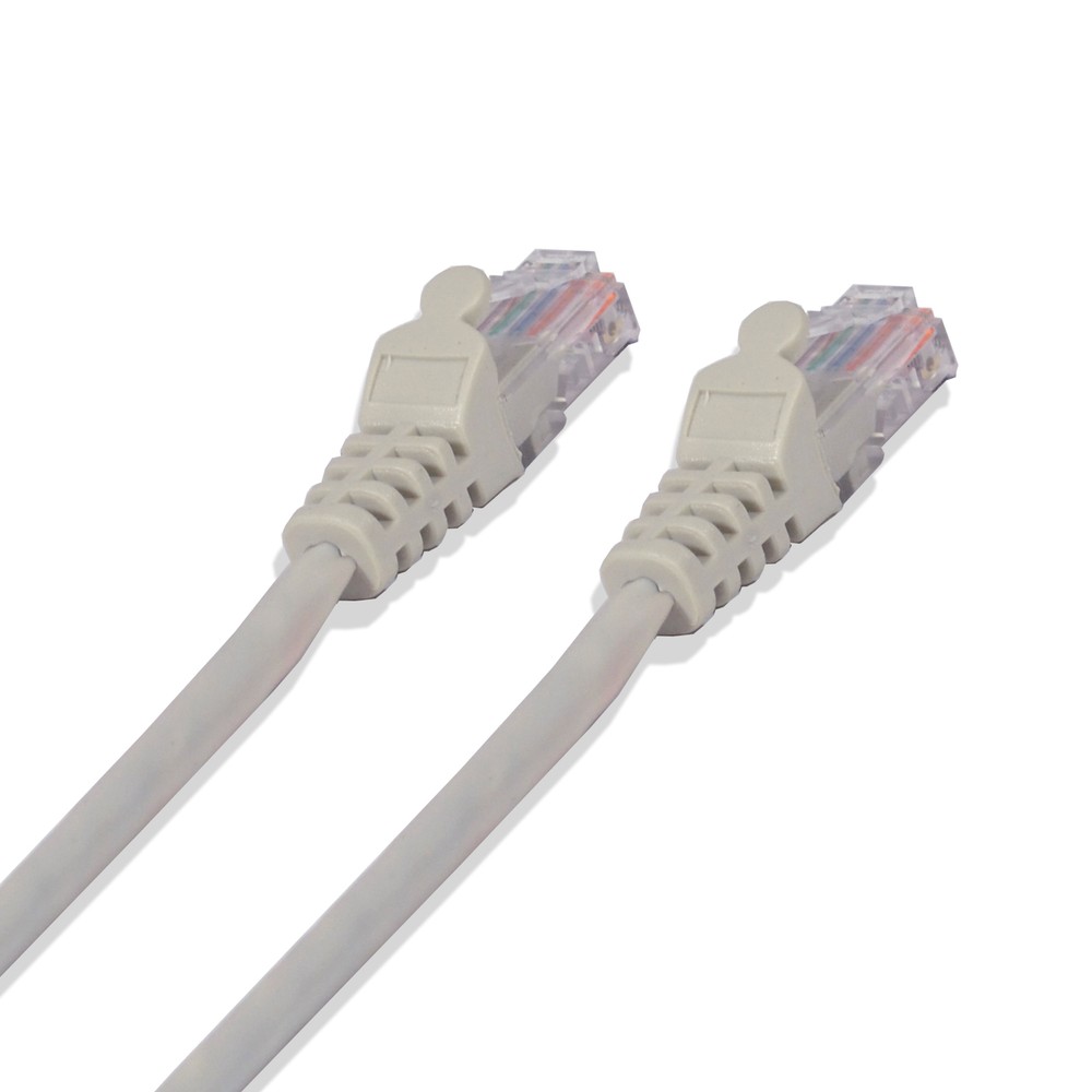 1FT Cat5e UTP Ethernet Network Patch Cable RJ45 Lan Wire Gray (25 Pack)