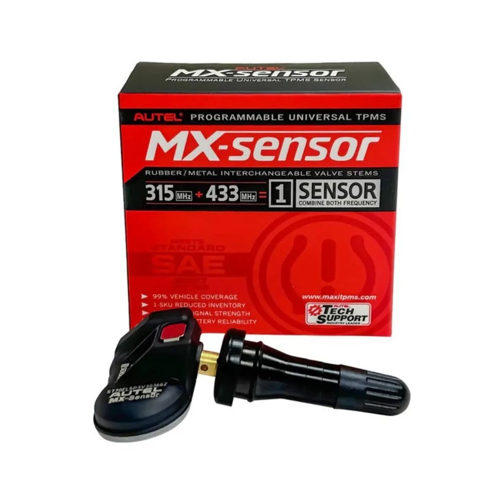 Ascot by Autel 1-Sensor TPMS Sensor with Rubber Valve – Universal Fit