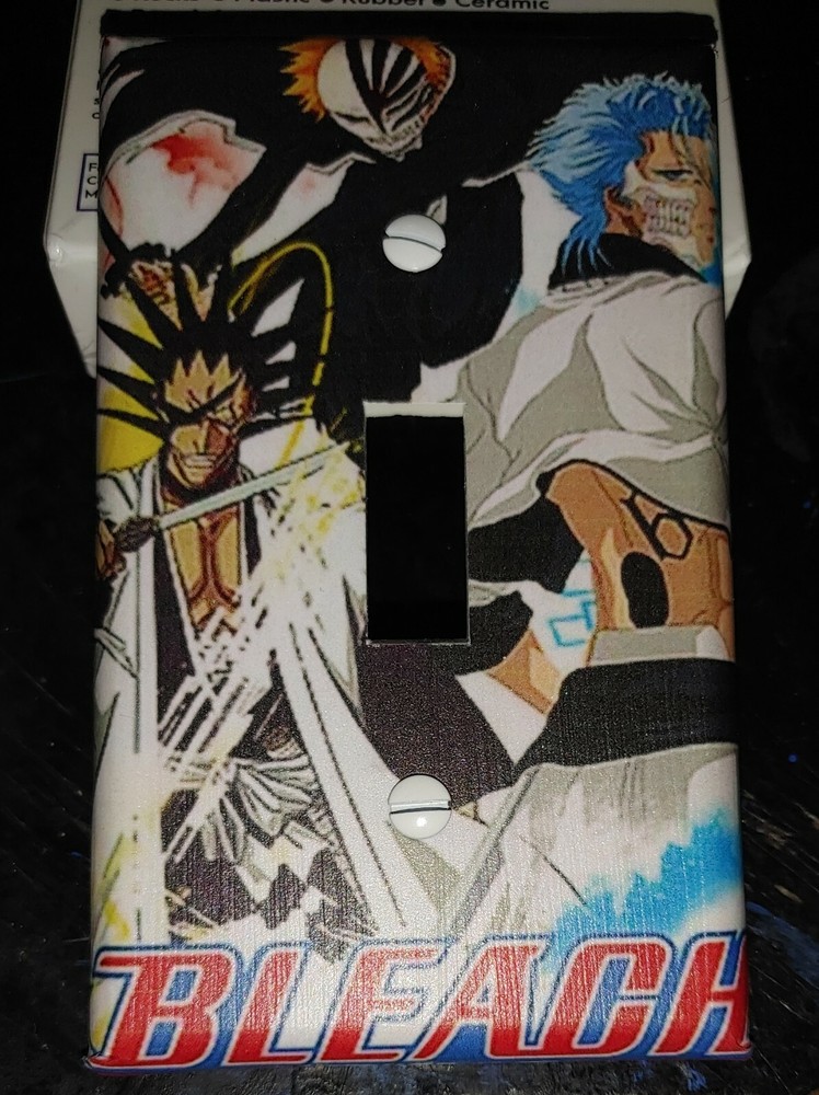 Custom Handmade Bleach Single Toggle Light Switch Cover