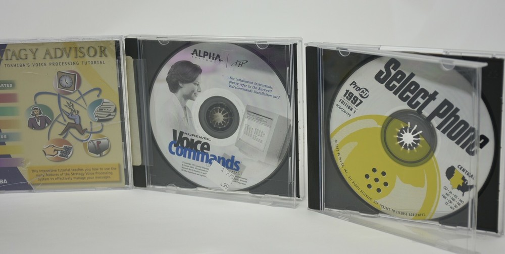 Win 95 CD LOT LAN & Voice Command Collection