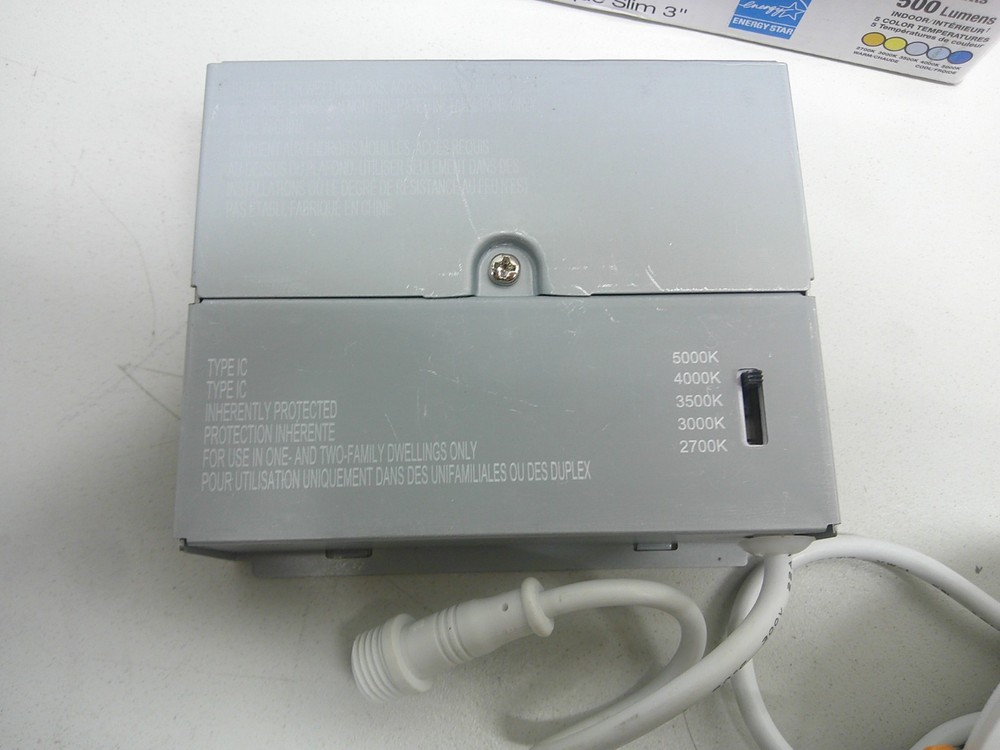 Sylvania Microdisk 3" LED Recessed White Ultra-Thin Canless Downlight 61403