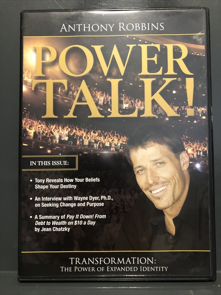 Anthony Robbins Power Talk CD Transformation Power of Expanded Identity