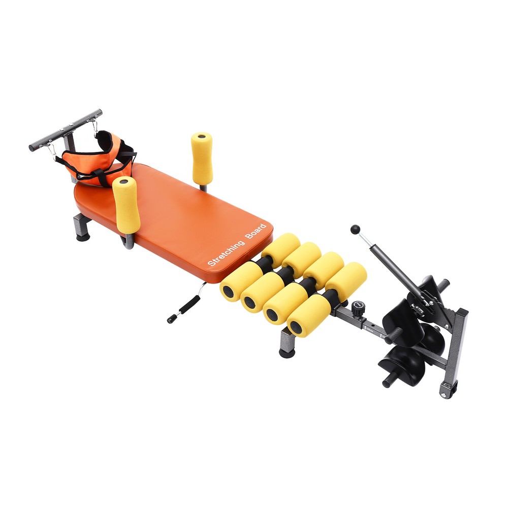 Back Lumbar Traction Stretch Bench Back Stretch Decompression Bench Moveable