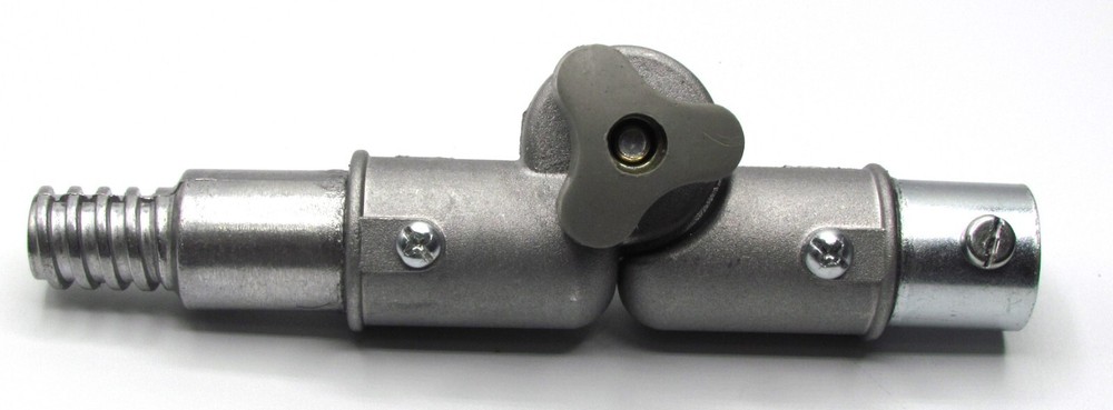 Extension Pole Angle Adapter - Fits all standard threaded poles. All metal. E