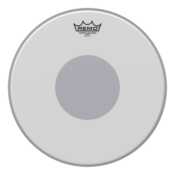 Remo 16" Controlled Sound Coated Black Dot Drum Head