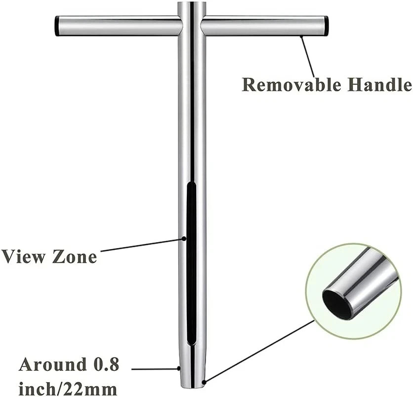 Soil Sample Probe 12 Inch with T Handle, Sampler Tool, Test Kit,...