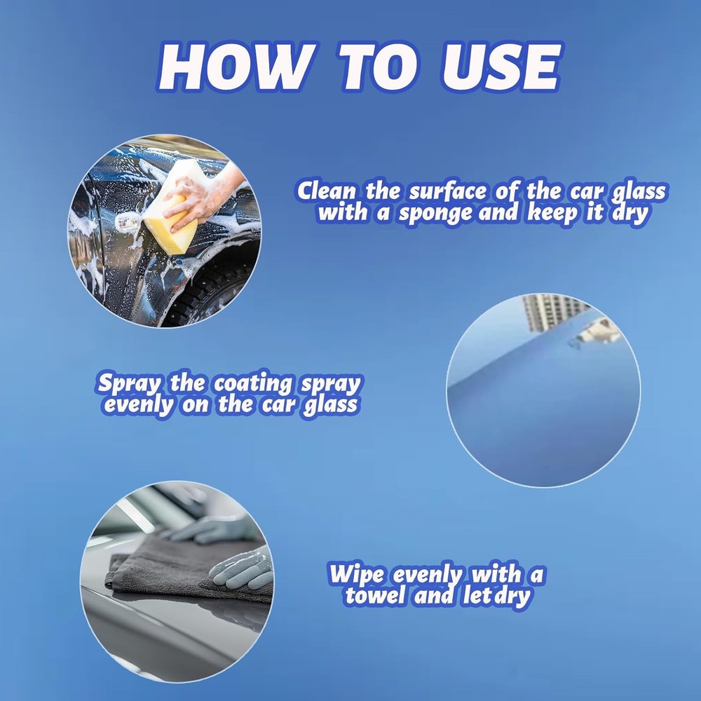 Coating Spray, Quick Effect Agent for Car, German Car 1pc