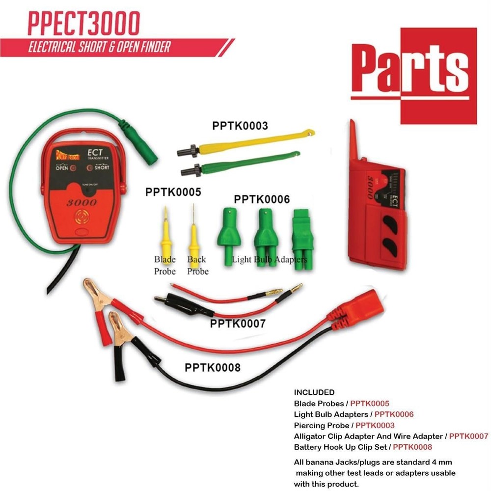 POWERPROBE ECT3000 Short/Open Electrical Circuit Tester