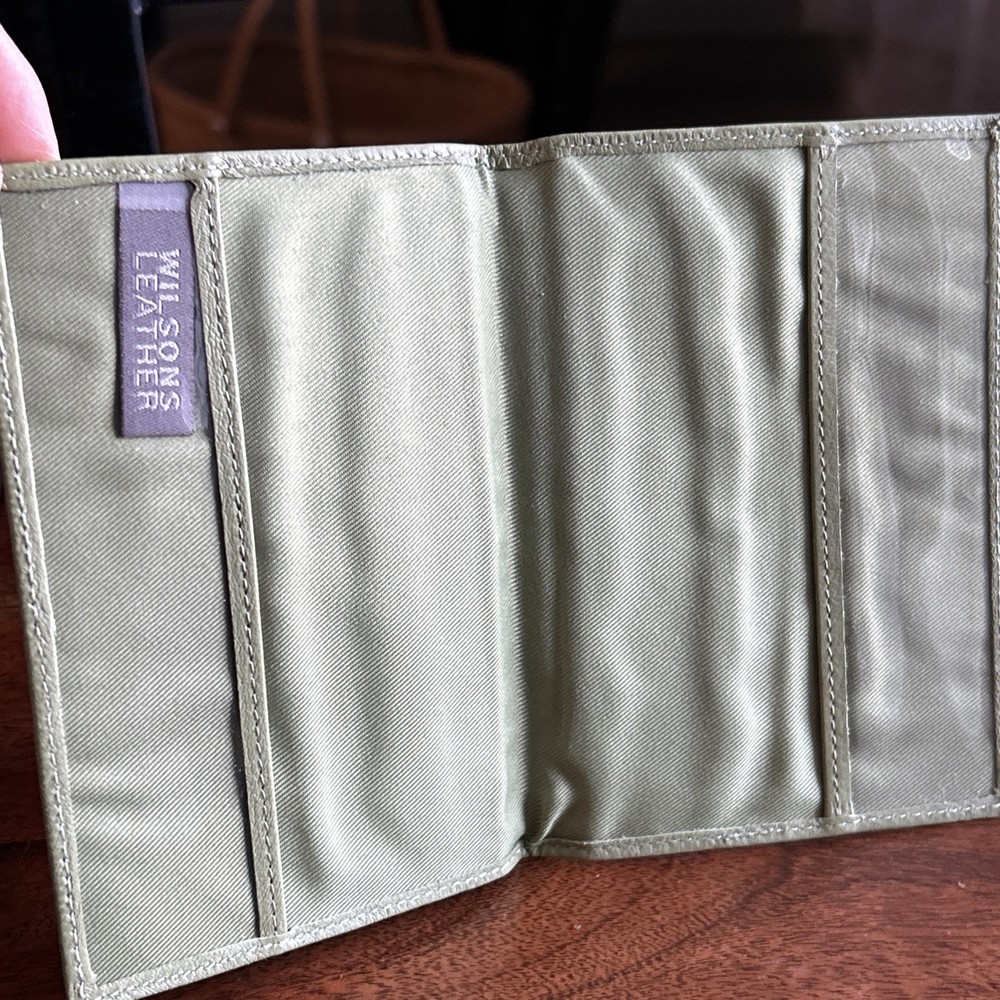 Wilson’s Leather Green Passport Cover