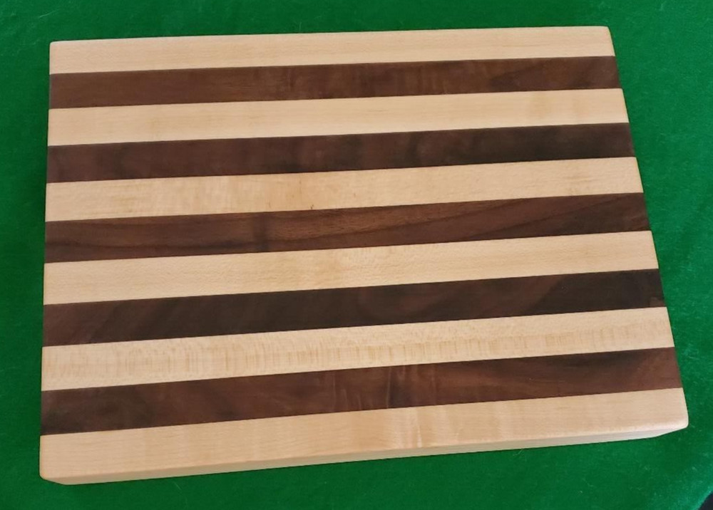Handmade Maple and Walnut Reversible Cutting / Charcuterie Board