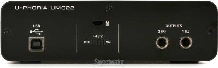 Behringer U-Phoria UMC22 USB Audio Interface