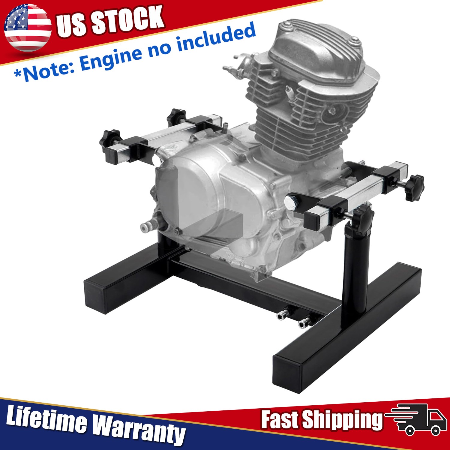 Heavy Duty Motorcycle Engine Stand Adjustable For 50cc to 500cc Engine Repair