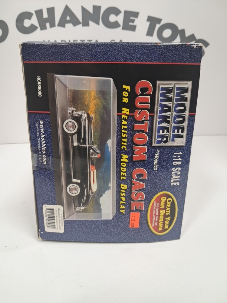Model Maker Custom Case 1/18 scale Acrylic Model Display