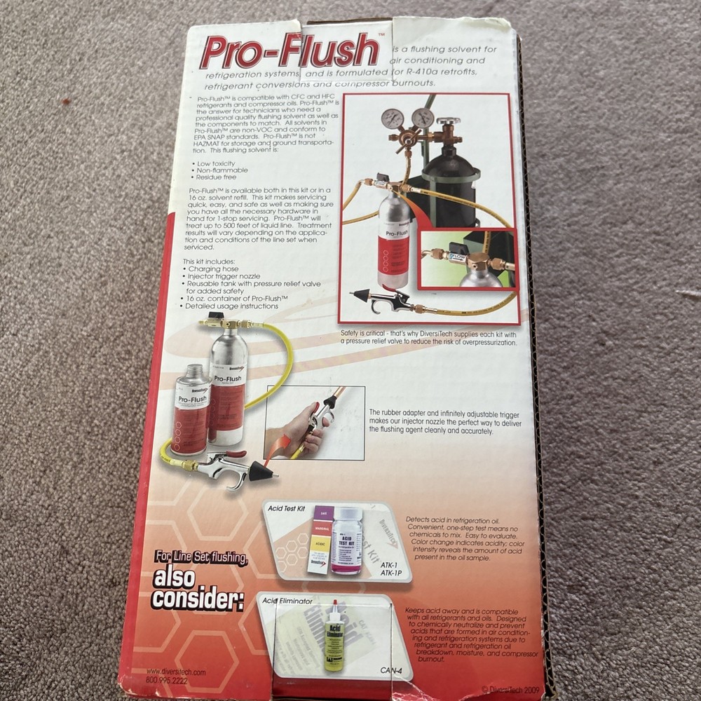 Diversitech Pro Flush HVAC Solvent Flushing Kit