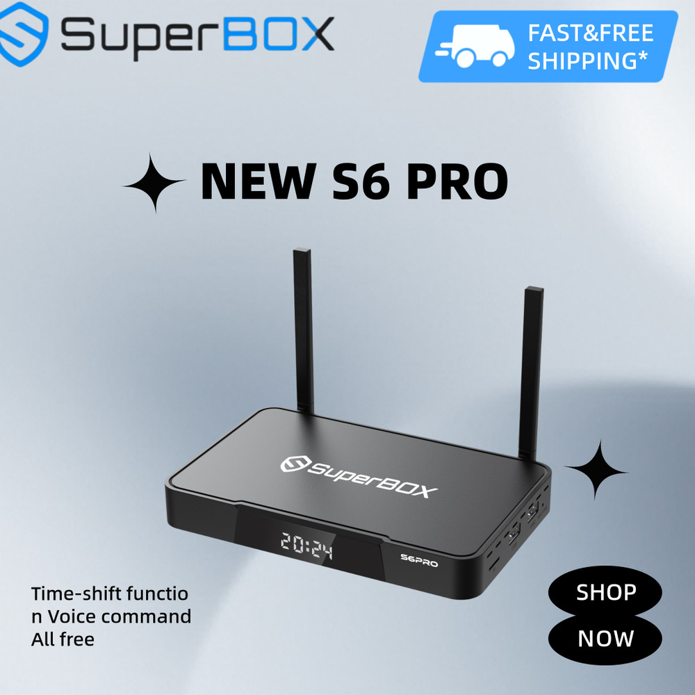 SuperBox S6 Pro 24/7 Support Authorized Distributor Shipped Out Same Day