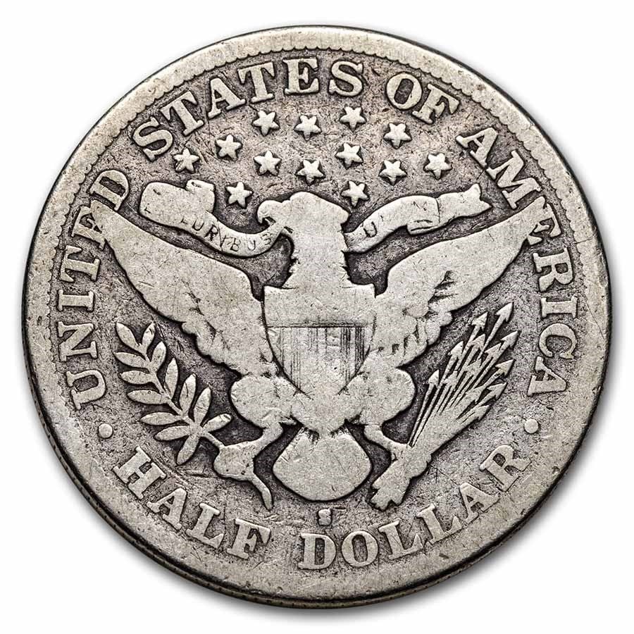 1892-S Barber Half Dollar (G)