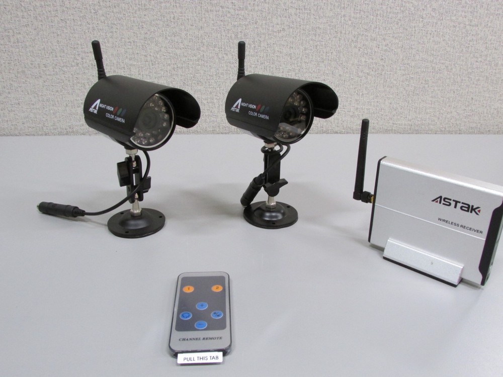 2/pics Wireless IR Cameras & Remote