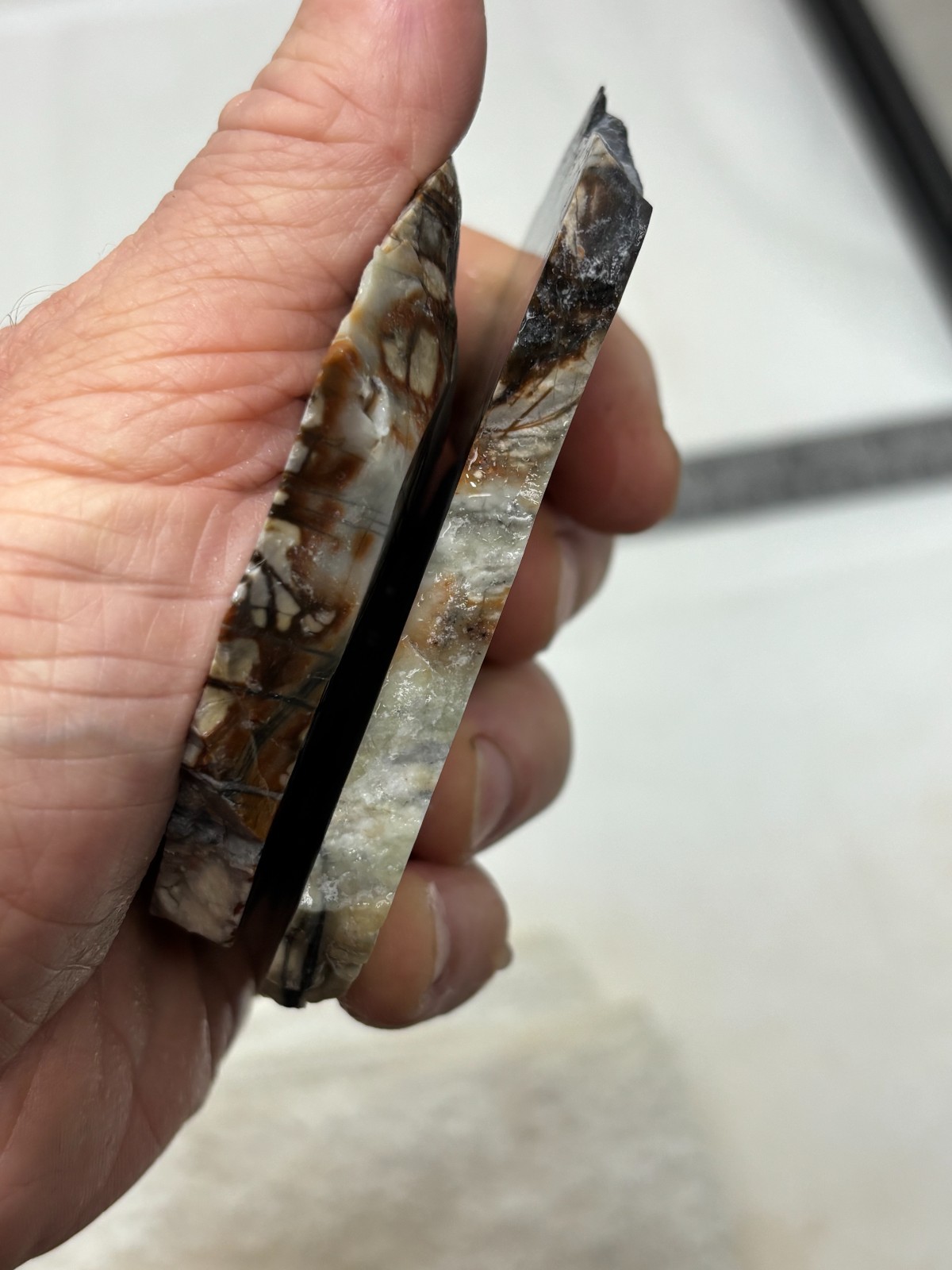 Picasso Marble (Jasper) Slabs Cabbing Lapidary Utah Combo Ship Avail