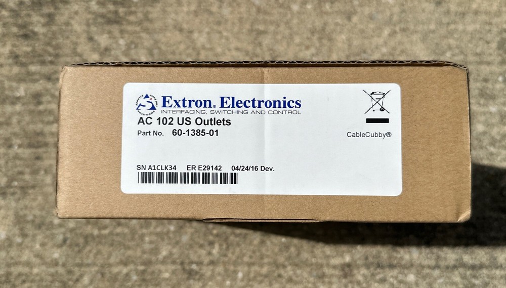 Extron AC 102 60-1385-01  Power Module Box New