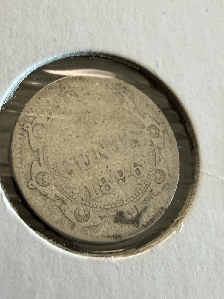 1896 Newfoundland 5 Cents Silver