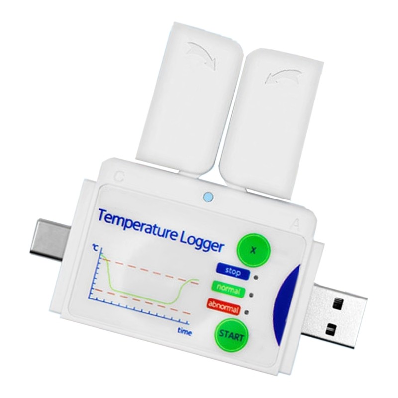 Portable Temperature Tracking Device for Cold Chain Logistics with PDF Reporting