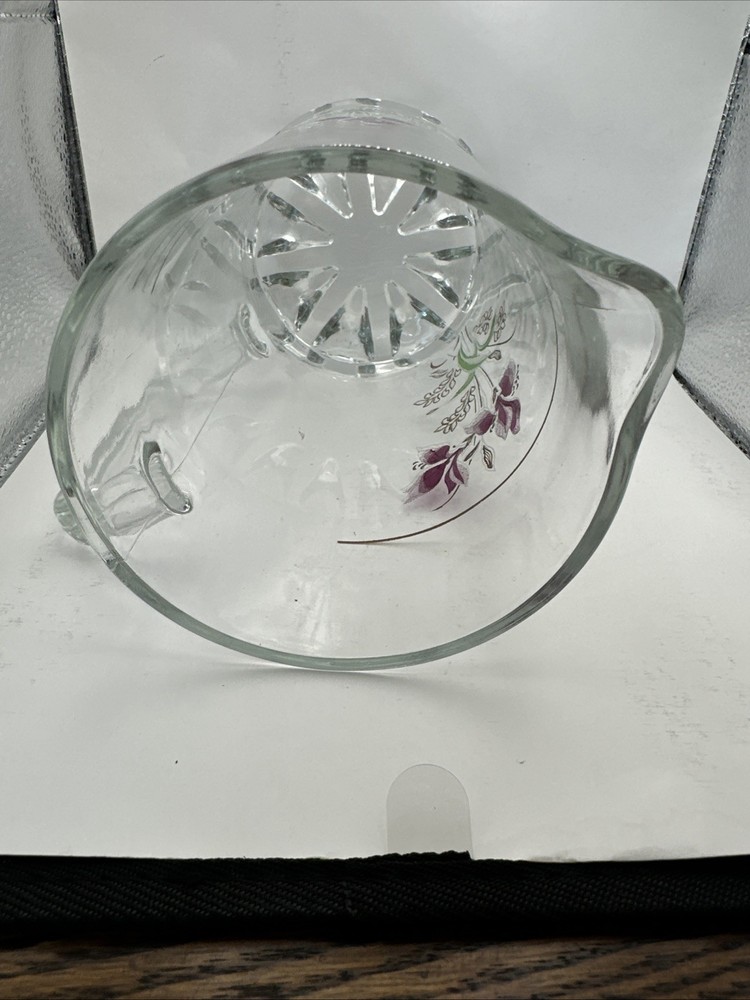 Glass Pitcher Verve De Val Bor Iris