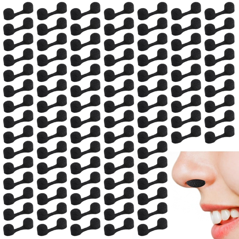 Nose Plug Filter Disposable Dust Filters Bulk Sponge 100 Pcs
