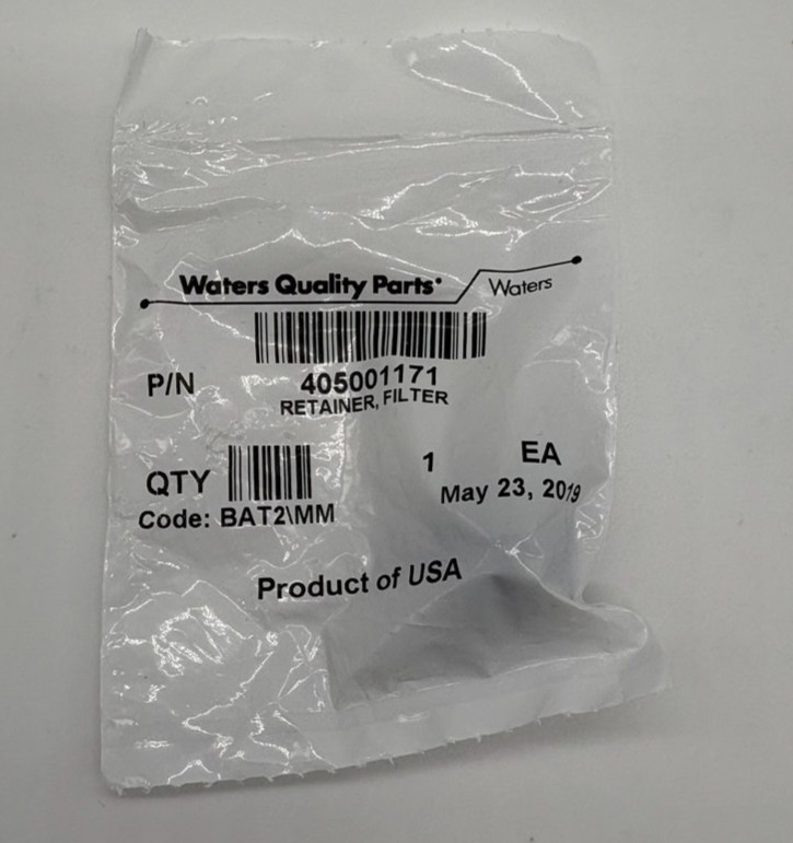 Waters Retainer Filter IN34S2 405001171 - NEW
