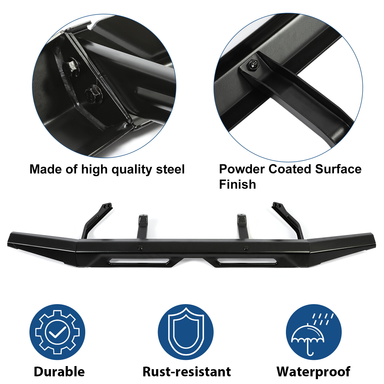 For Polaris Rear Bumper Brushguard 2018-2024 Ranger 1000 Crew XP #2882529