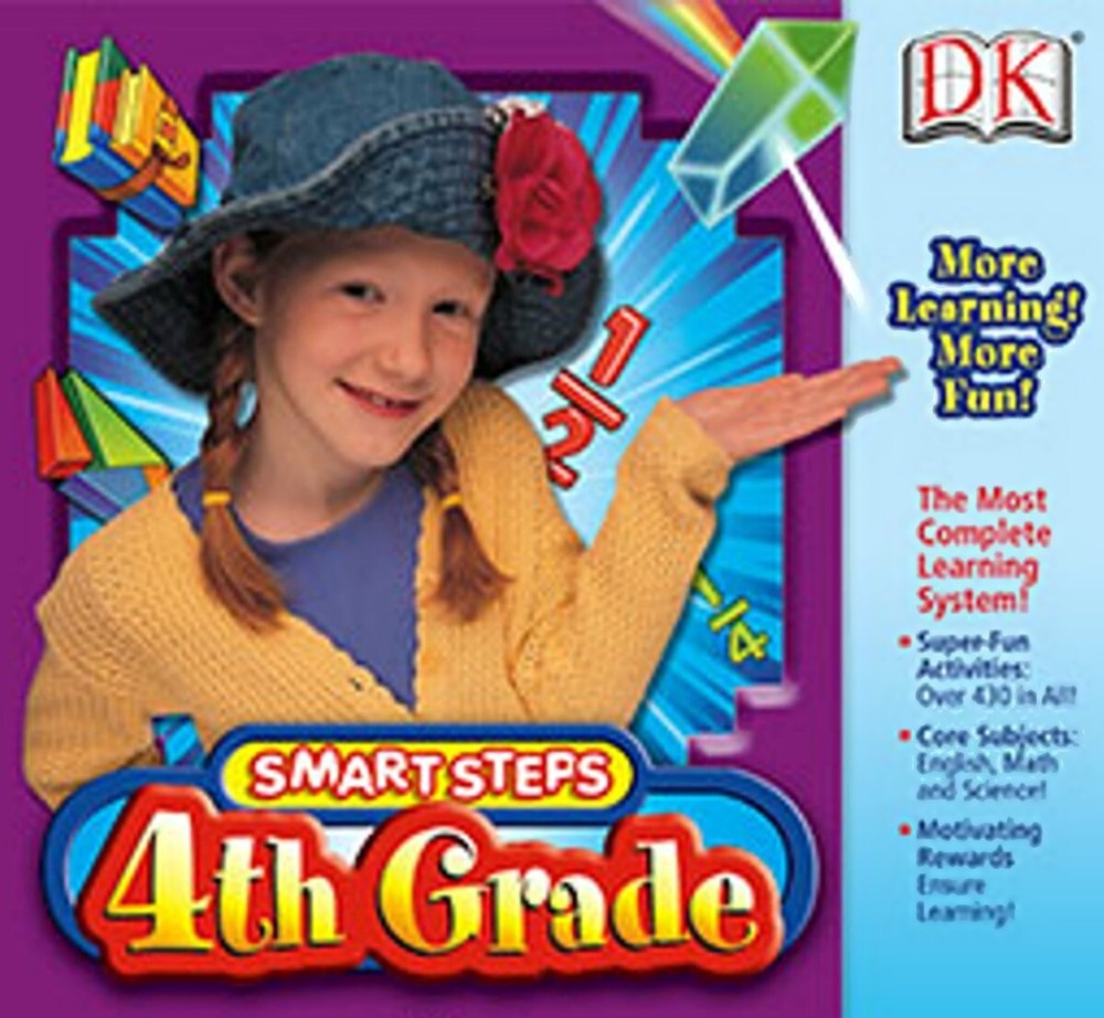 DK Smart Steps 4th Grade - Complete Learning System PC Software Sealed New